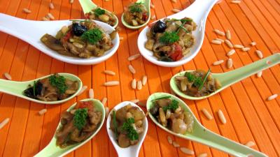cuillères de caponata