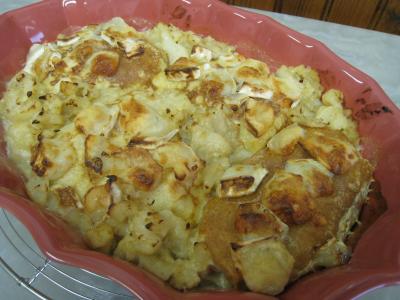 Crêpes gratinées au chou-fleur et au chèvre - 14.4