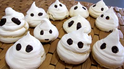 blanc d'oeuf : Meringues hallowenn les esprits fantômes