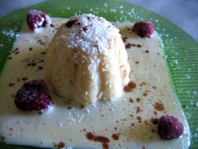 Recette Crème anglaise à la noix de coco