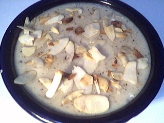 Recette Ramequin de crème aux amades et au miel