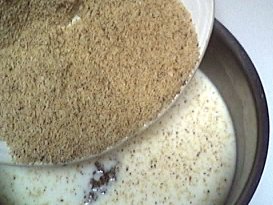 Recette Crème aux amandes et au miel