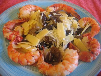 Image : recette Crevettes aux pousses de bambou
