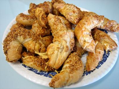 Image : recette Croissants à l'emmental et graines de sésame