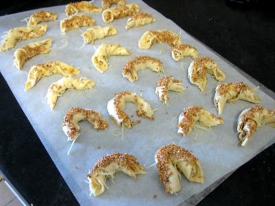 Croissants à l'emmental et graines de sésame - 5.2