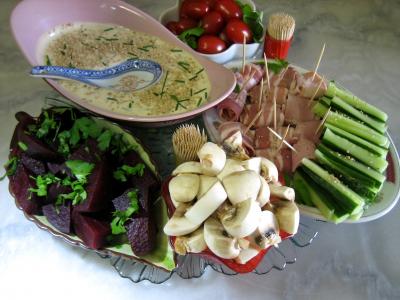Recette Crudités apéritif