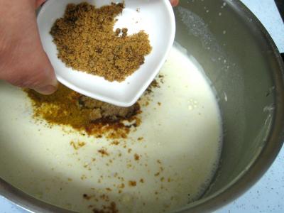 Crumble aux haricots verts et sa crème d'ail - 8.4