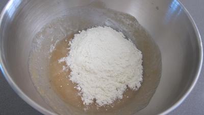 Rhubarbe, croustillants, granité pommes poires - 7.4