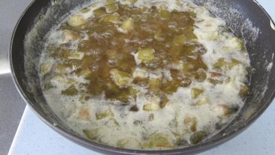 Rhubarbe, croustillants, granité pommes poires - 6.2