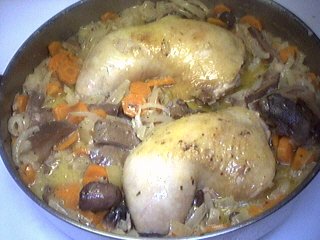 Recette Cuisses de poulet forestières
