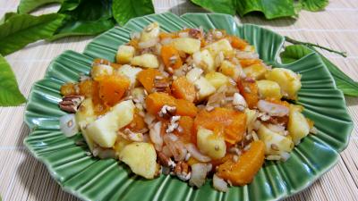 Citrouille et son magret en salade - 9.2