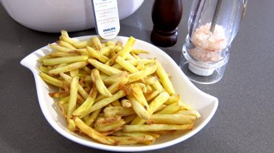 poivre noir : Plat de frites de régime de la friteuse Airfryer
