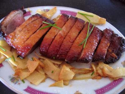 vinaigre de vin chinois : Plat du canard laqué au miel