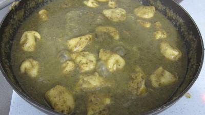 Recette Capelletis et son velouté champignons et laitues