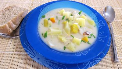 Soupes & potages : Assiette de topinambours et sa soupe facile