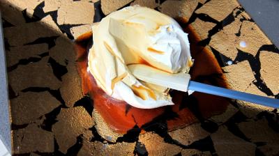 Kakis en trifle aux amandes - 2.4