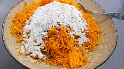 Paillassons de potiron au boudin blanc - 3.3