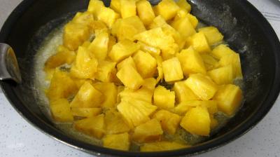Tatin à l'ananas, fruit de la passion et bananes - 2.3