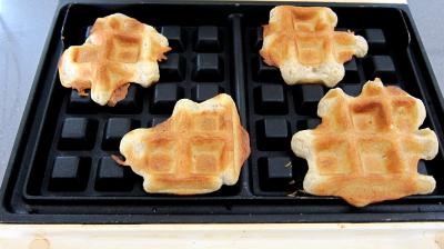 Recette Gaufrettes aux oeufs de saumon