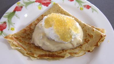Crêpes et son mascarpone aux mangoustans et tapioca - 7.4