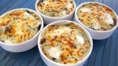 Noël : Petit gratin de navets et carottes gratinés au chèvre frais