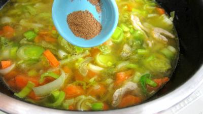 Bouillie ou potage aux carottes et aux oranges - 7.4