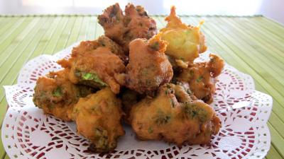 Beignets de brocolis au chèvre frais - 7.2