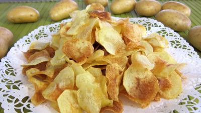 Les grands classiques : Assiette de chips de pommes de terre