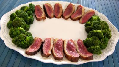 Magret au foie gras et aux brocolis - 10.1