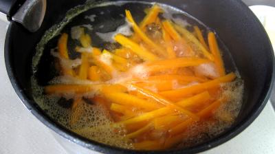 Allumettes de carottes et topinambours en salade - 5.2