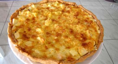 Image : Clafoutis au chou-fleur et camembert