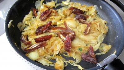 Recette Compotée d'oignons et d'épinards et son rognon de veau