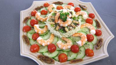 Recette Salade de gambas