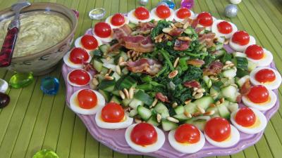 salades composées : Salade de broutes