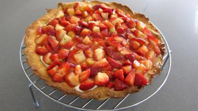 Ricotta aux fraises en tarte - 6.2