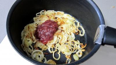 Boudins aux pommes et ananas à la purée de framboises Vitabio - 7.4