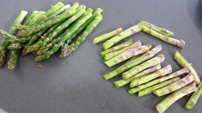 Pousses de bambou et asperges gratinées - 2.3