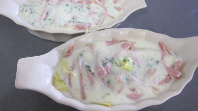 Pousses de bambou et asperges gratinées - 10.1