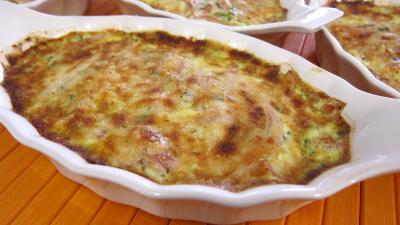 Recette Pousses de bambou et asperges gratinées