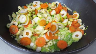 Recette Germes de soja et pousses de bambou au gingembre