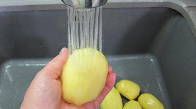 Laitue et pommes de terre en purée et ses coeurs de canard - 2.1