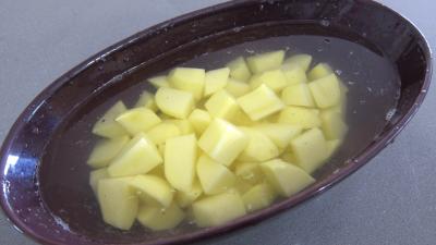 Laitue et pommes de terre en purée et ses coeurs de canard - 2.3