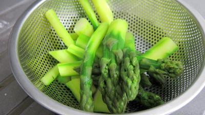 Hamburgers au cabillaud et aux asperges - 7.4