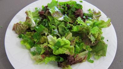 Magrets en brochettes à la plancha en salade - 3.1