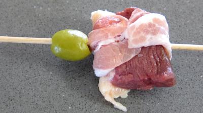 Magrets en brochettes à la plancha en salade - 5.3