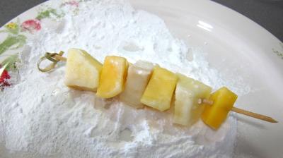 Pain perdu et ses brochettes de fruits à la plancha - 9.4