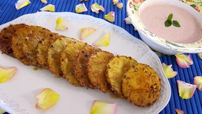 Ananas à la plancha et sa sauce aux fraises - 6.4
