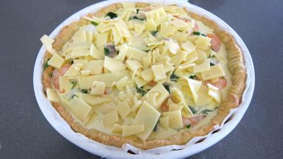 Quiche aux crevettes et à la lotte - 10.4