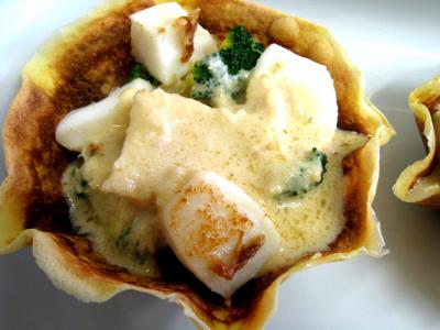 crème entière : Ramequin de sauce au gingembre et au madère