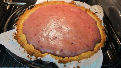 Tarte au fromage nature avec fraises et framboises - 6.1
